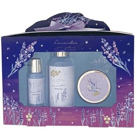 Cozy Company 172525 Lavender Bath Set (W x D x H): 9.3 x 1.9 x 8.1 inches (236 x 49 x 205 mm)