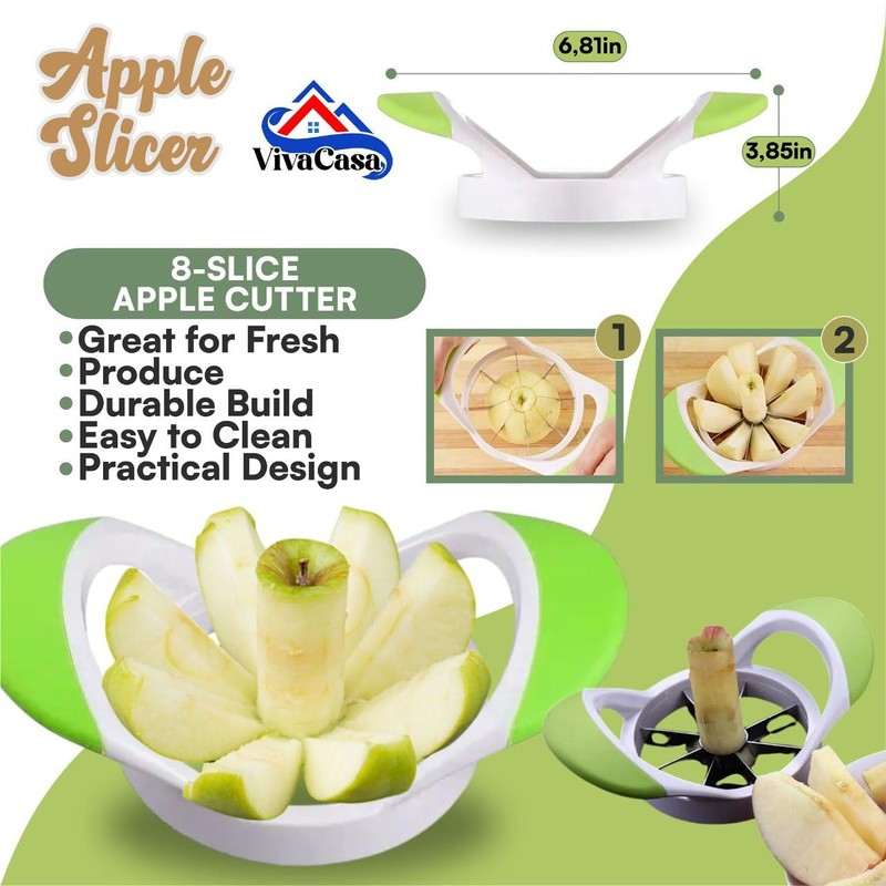 Pineapple Corer, Apple Slicer, Bottle Opener, Jar Gripper, Can Opener