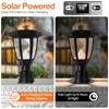 FUDESY Solar Lamp Post Light Outdoor, Waterproof LED Fence Post