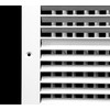 HVAC Premium 10''w X 10''h Aluminum Double Deflection Adjustable Air