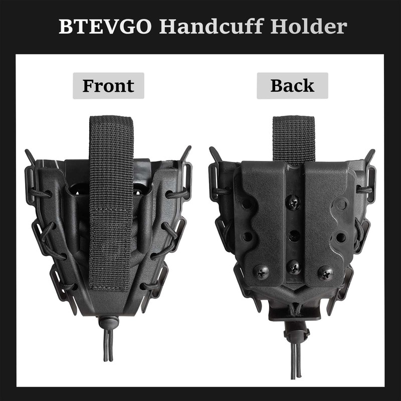 Molle Handcuff Pouch, Cuff Case for Duty Belt, Fit Handcuff