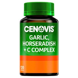 Cenovis Garlic, Horseradish + C Complex 120 Capsules