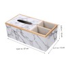 ABOOFAN Nordic Marble Tissue Box Holder Elegant Design for Home