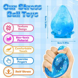 Stretchy Water Drop Toys, 2PCS Water Drop Stress Toys for Kids and Adults,Stretch Water Drop Toy,Stress Relief Water Drop Toys Birthday Gift for Children and Adult