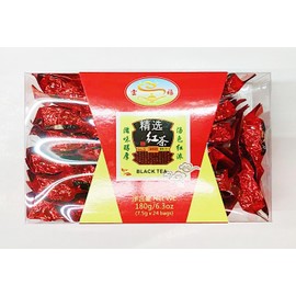 Chinese Black Tea,(7.5gX 24 Bags), 6.3 oz, Individually Wrapped