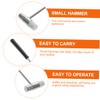 jojofuny 4pcs Metal Mini Multifunction Hammer Soft Hard Mallets for