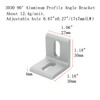 Tsnamay 3030 90°Aluminum Profile Angle Bracket 2 Hole 90 Degree