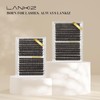 LANKIZ Lash Extension Kit, 60+80D Lash Clusters Kit, 312pcs Individual