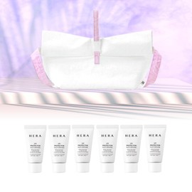 Hera 헤라 미니 보냉파우치 + 헤라 유브이 프로텍터 멀티디펜스 선크림 90ml(15ml x 6개) 세트 Hera Mini Cooling Pouch + Hera UV Protector Multi Defense Sunscreen 90ml(15ml x 6) Set