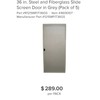 Ritescreen Adjustable Patio Screen Door' Bronze' Or Grey 36X78 In