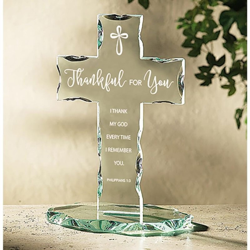 Autom Christian Brands Inspirational Gifts - Laser Engraved Standing Glass