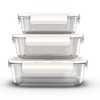 GENIEX Glass Vacuum Seal Containers for Food Storage (Sealer sold