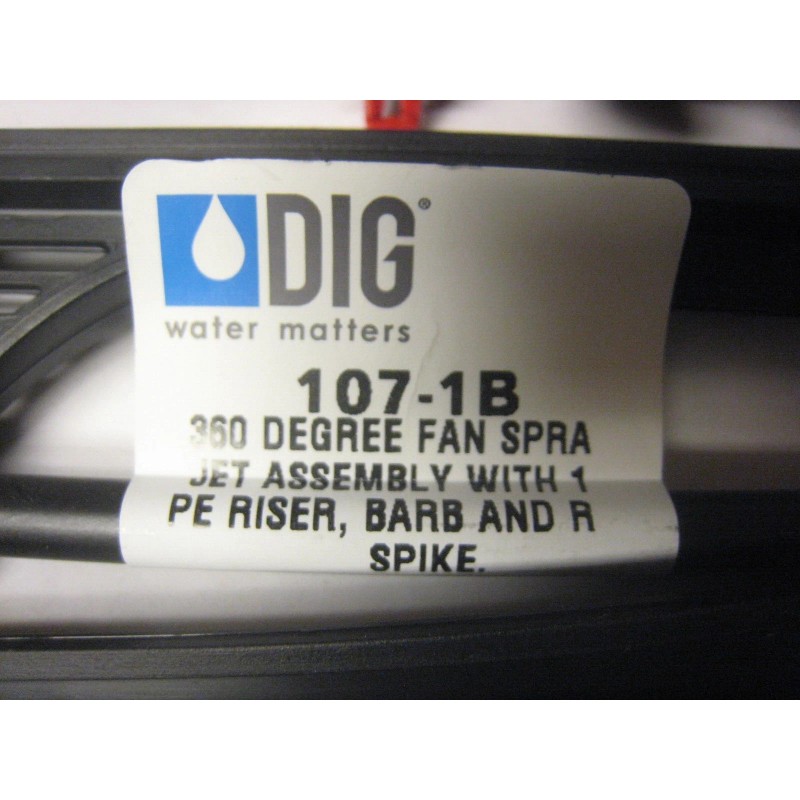 DIG (10) yes 10 DIG 107-1B 360° fan spray jet