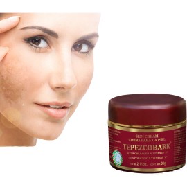 Crema Facial Con Colágeno, Vit E Y Tepezcohuite Tepezcobark