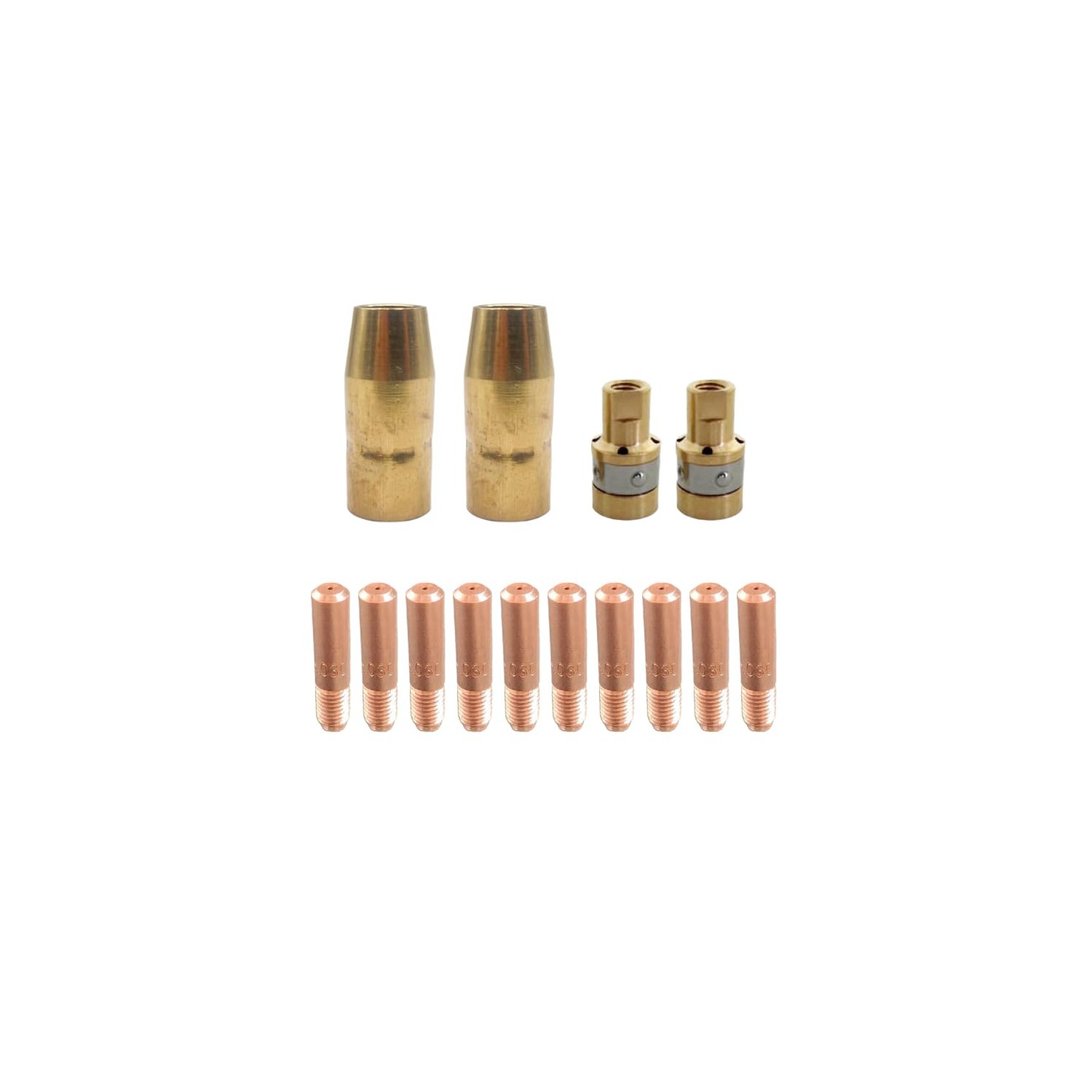 MIG Consumable Kit for Miller MDX-250 Gun, .030 / .035 Wire - Baker's