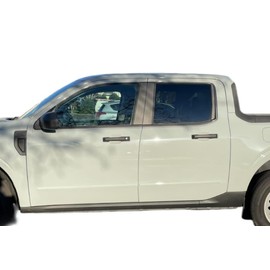 Painted Body Side Moldings Made for The 2022-2025 Ford Maverick Painted in The Factory Paint Code JS/M7432 Iconic Silver Metallic