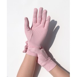 CAMSTIC Women's UPF 50+ Thin Sun Protection Touchscreen Driving Gloves, Pink
