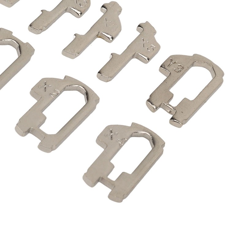 380 Pcs Car Lock Reed Stainless Steel Car Locking Plate