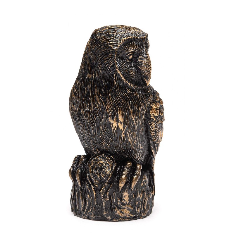 Cane Companions Decorative Barn Owl Stake Topper - Handmade Flower