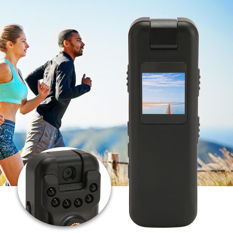 Back Clip Video Recorder 1080P Infrared Night Vision Support Standard