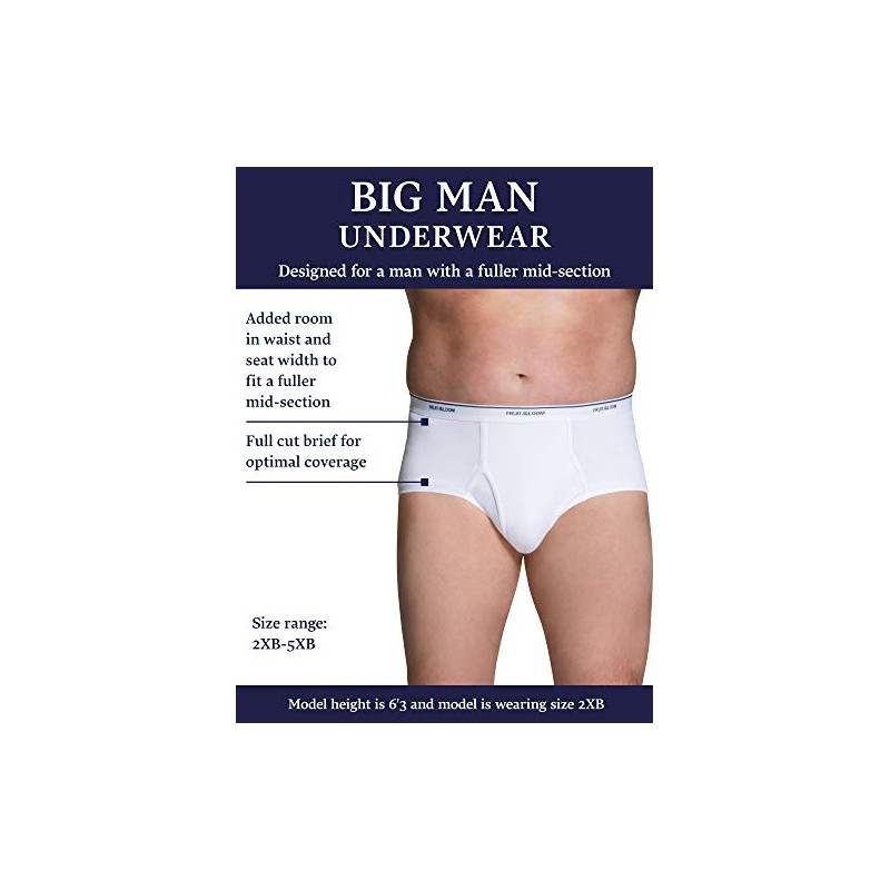 Fruit of the Loom Men's Underwear Briefs, Tag Free &