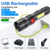 iToncs Blacklight flashlights, 3 in-1 Rechargeable Flashlights, UV Light Magnetic