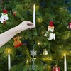 12PCS Christmas Tree Candles with Remote Timer,Battery Operated LED Flickering