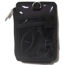 DQL Card Holder Men's Wallet Small Key Chain Small ID Wallet for Women RFID Blocking Wallet Credit Card Holder with Zipper Pocket, Eyes, Credit card case men's wallet women's small