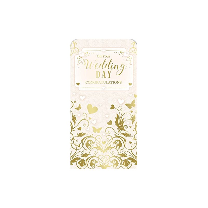 On Your Wedding Day Congratulations Money Wallet Gift Present