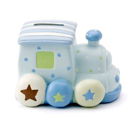 Mousehouse Gifts Kids Train Piggy Bank Money Box Gift for a Boy or a Girl