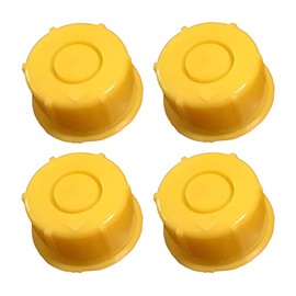 KPKOOL Products Gas Can Spout Cap - Yellow Blitz Gas Can Spout Cap - Self Venting Durable Fuel Can Spout Cap -Gas Can Spout Cap Fits #900302#900092#900094 -Spout Not Included-Pack of 4