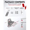Vepagoo 36in 120lb/534N Gas Struts for RV Bed with Brackets,