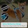 BARKBAY No Pull Dog Harness Large Step in Reflective Dog