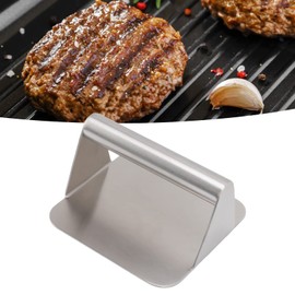 Burger Press Tool, 304 Stainless Steel Smash Burger Press Professional Burger Smasher with Handle for Steak Burger Bacon Chop Frying Press Kitchen Tools, 5.5x5.5x3.0in