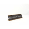 aahs!! Engraving Everyday I'm Hustlin Novelty Nameplate Style Desk Sign