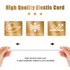 Bungee Cord White 5mm X 12M, Heavy Duty Elastic Shock