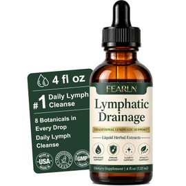 Lymphatic Drainage Drops, Fluid Balance & Immune Support, 4 Fl Oz
