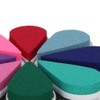 Atyhao Ink Pad, 8 Colors Petal Shape Stamps Ink Pad
