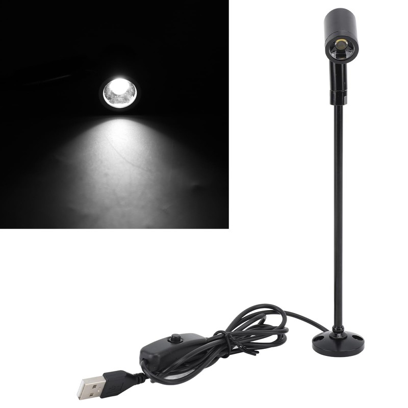 VIFERR Cabinet Spotlight Aluminium USB Standing Jewelry Display LED Spotlight