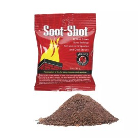 Meeco´s Red Devil Soot Shot Powder Stove Fireplace Chimney Soot Cleaner Re..