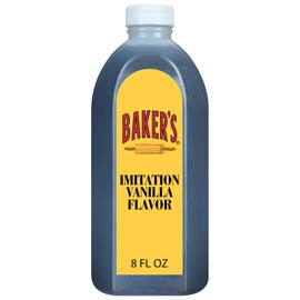 Baker's Imitation Vanilla Flavor, 8 fl oz (Pack of 24)