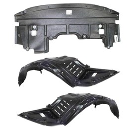 Parts N Go 2009-2014 Maxima Fender Liner & Undercover Splash Guard Driver & Passenger Side