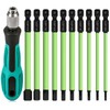 TLEEP 10 Pcs 1/4" Hex Head Allen Wrench Drill Bits