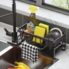 huipinghu Kitchen Sink Caddy Storage & Organisation, Sink Tidy, Accessories-Stainless