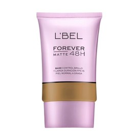 L'BEL - Forever Matte Base de Maquillaje 48 H Cacao 350N 27g, Fórmula Avanzada, Control de Brillo, Larga Duración y Protección FPS 15, para Piel de No