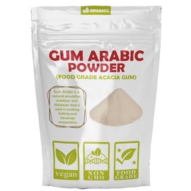 Premium Organic Gum Arabic Powder - Food Grade for Baking and More - 2LBS