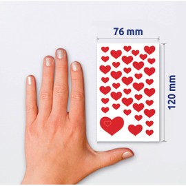 Naklejki papierowe Z Design Serca