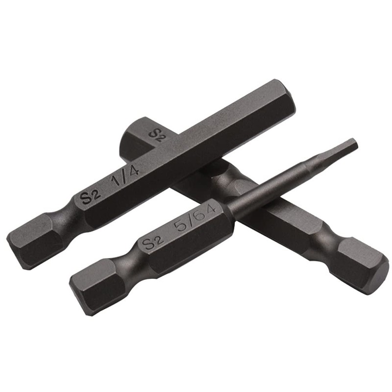 Fongmore 10Pcs 50mm 1/4 Inch Hex Shank S2 Steel Hex