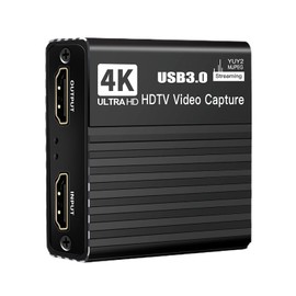 Video Capture Card | 1080P Audio Capture Card | 60FPS Recorder, 4K Device for Monitor TV Conference Live Broadcast Streaming Teaching