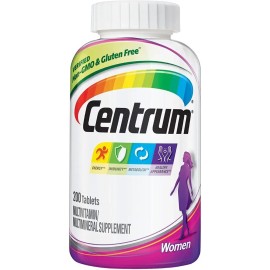 Centrum Women: Multivitamínico para Mujer con Hierro y Vitamina D3 (200 Tabletas)